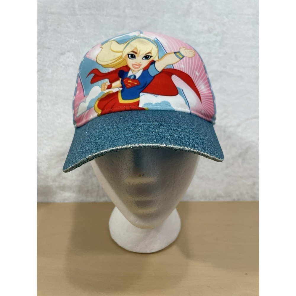 DC Super Hero Girls Supergirl Youth‎ OSFM Adjustable Baseball Cap Hat Teal